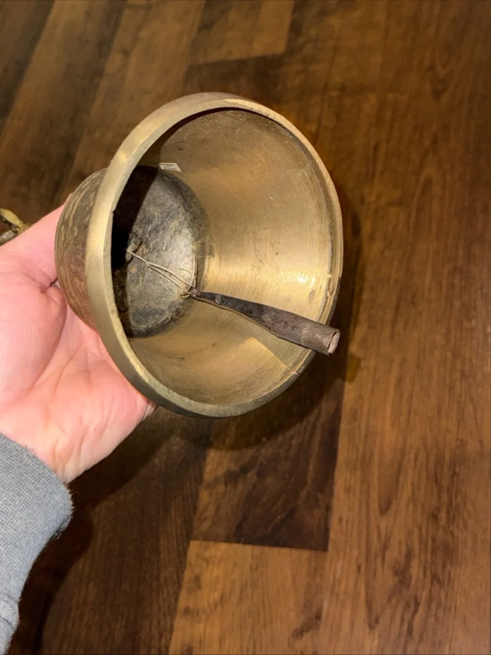 Vintage Tibetan Brass Buddhist Bell for Meditation